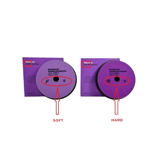 Micro Cut Soft Foam Pad, burete polish finish