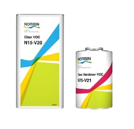 Pachet lac auto 2K, Norbin N15-V20 VOC Normal 4:1