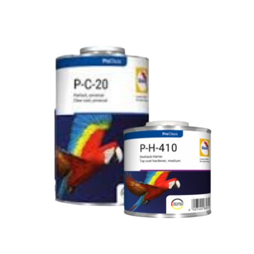 Set lac auto, Glasurit P-C-20, 2:1, gramaj 1 litru + 0,5 litrii intaritor