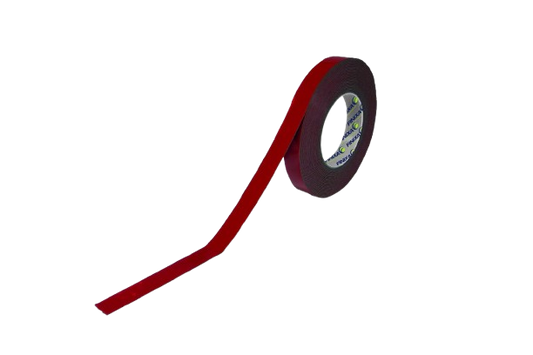 Banda dublu adeziva rosie Finixa 6mm x 10m