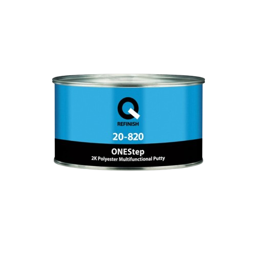 Q-Refinish Chit auto ONEStep galben, 1 ltr inclusiv întăritor