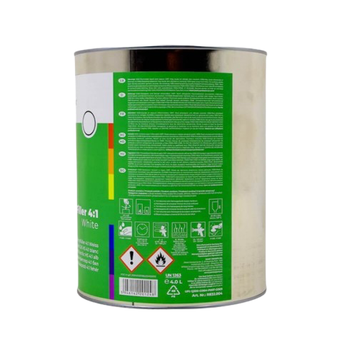 Paint Expert Filler 2K acrilic HS 4:1 alb, cutie 4 ltr