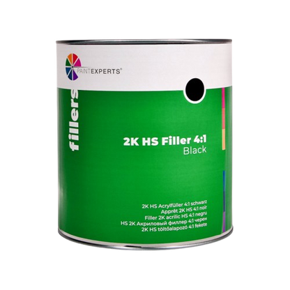 Paint Expert Filler 2K acrilic HS 4:1 negru, cutie 3 ltr