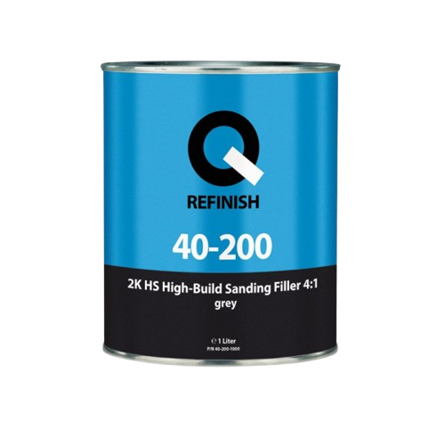 Q-Refinish Filler HS straturi groase, 4:1, gri deschis