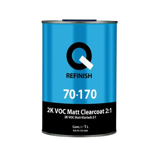 Q-Refinish Lac acrilic mat 2K VOC 2:1